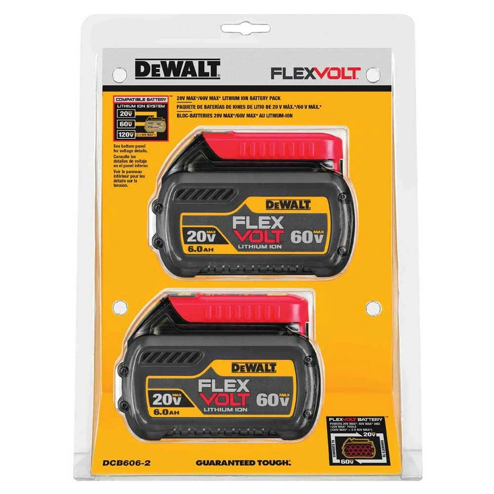 Dewalt FLEXVOLT™ 20V/60V MAX* AH Battery Dual Pack