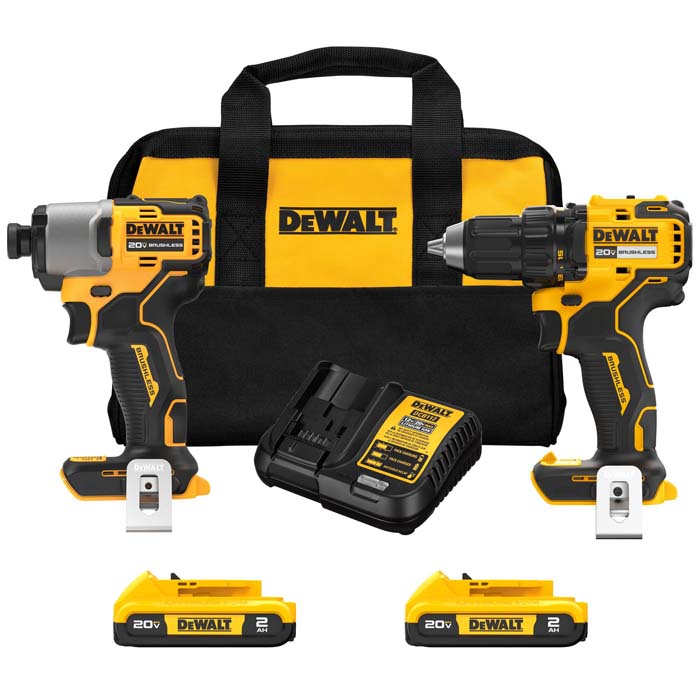 DEWALT 20V MAX* Brushless 2-Tool Combo Kit