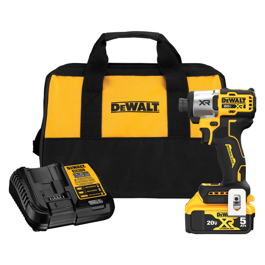 DEWALT 20V MAX XR® 1/4” 3 Speed Impact Driver Kit