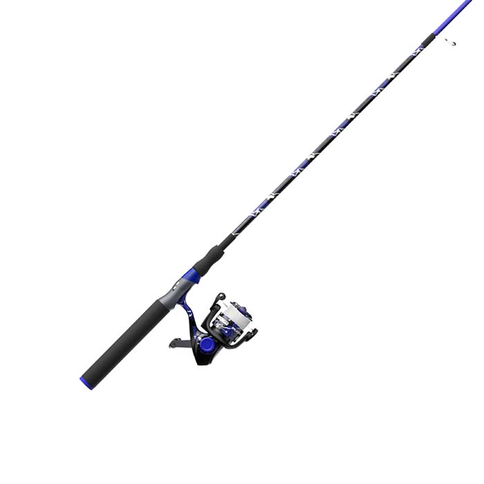 Zebco Splash Spinning Combo, 20 Blue, 6'0