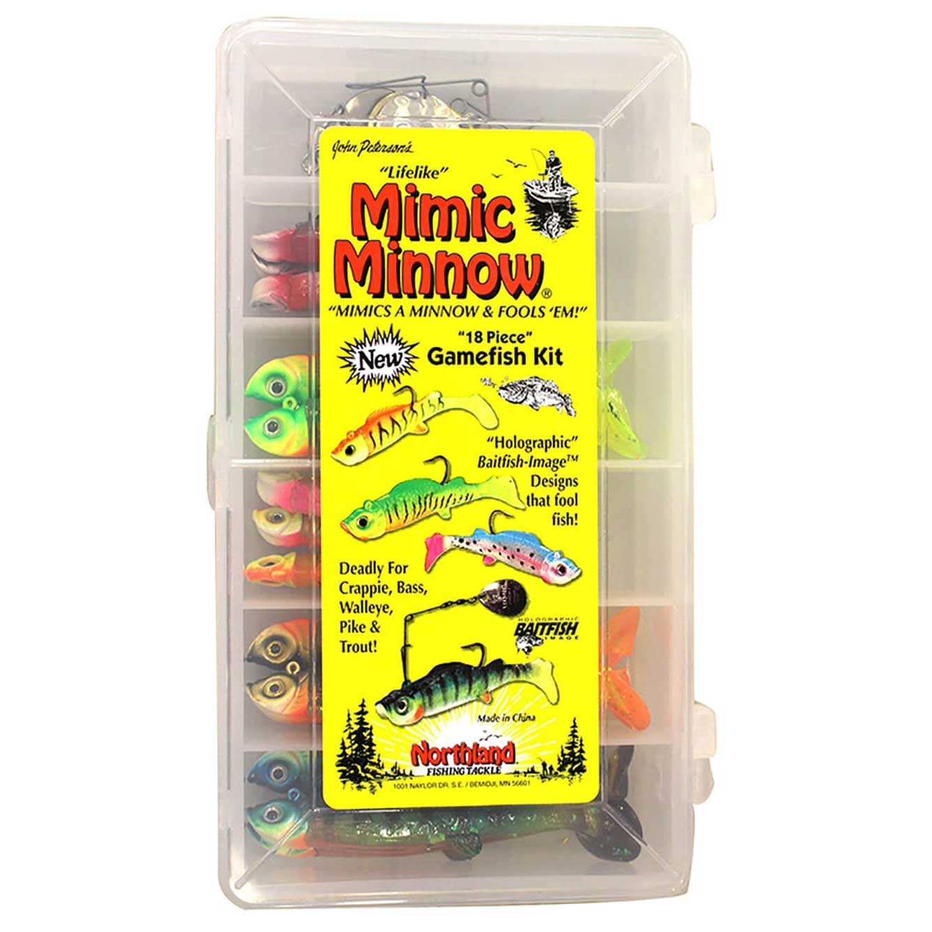 Northland® Fishing Tackle Mimic Minnow Gamefish Kit (18 Piece
