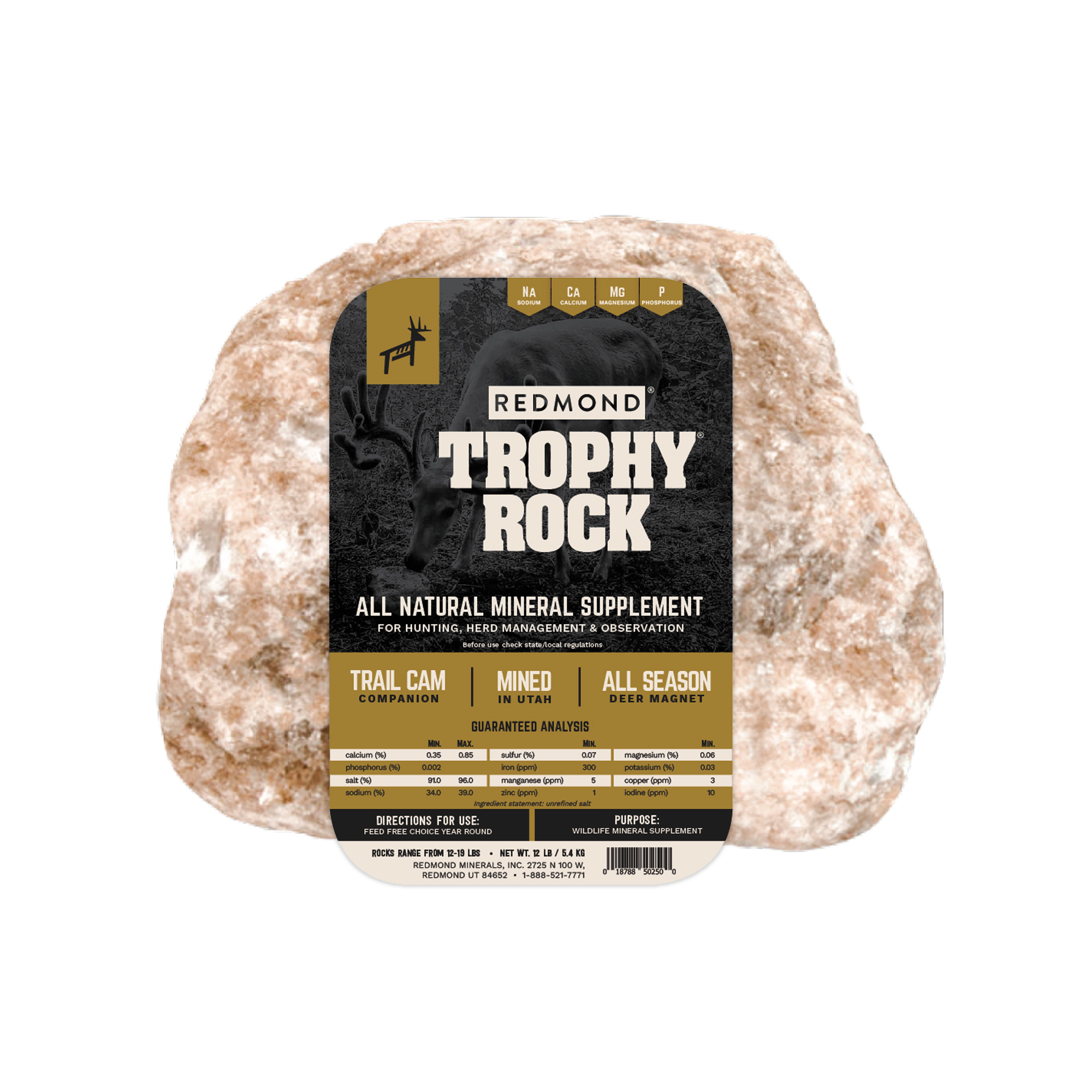 Trophy Rock® All Natural Mineral Supplement, 12 lbs.