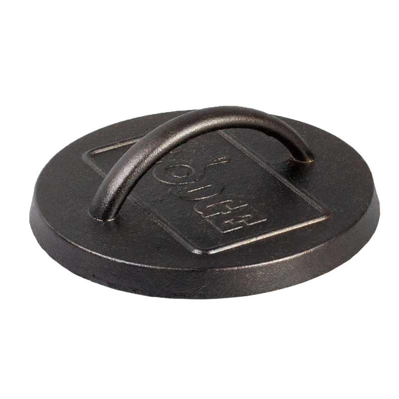Lodge 6.25" Seasoned Cast Iron Burger Press - Thumbnail 2