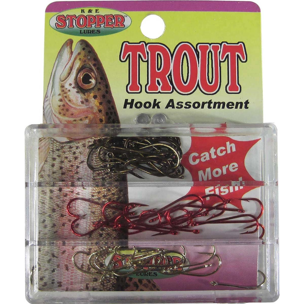 K&E Tackle Hook Assortment Trout 0000008248 Runnings