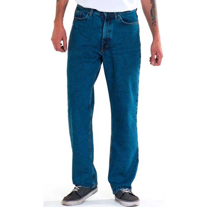Full Blue Relaxed Fit Light Wash Jeans, 46x32 - 0000000086 - Runnings