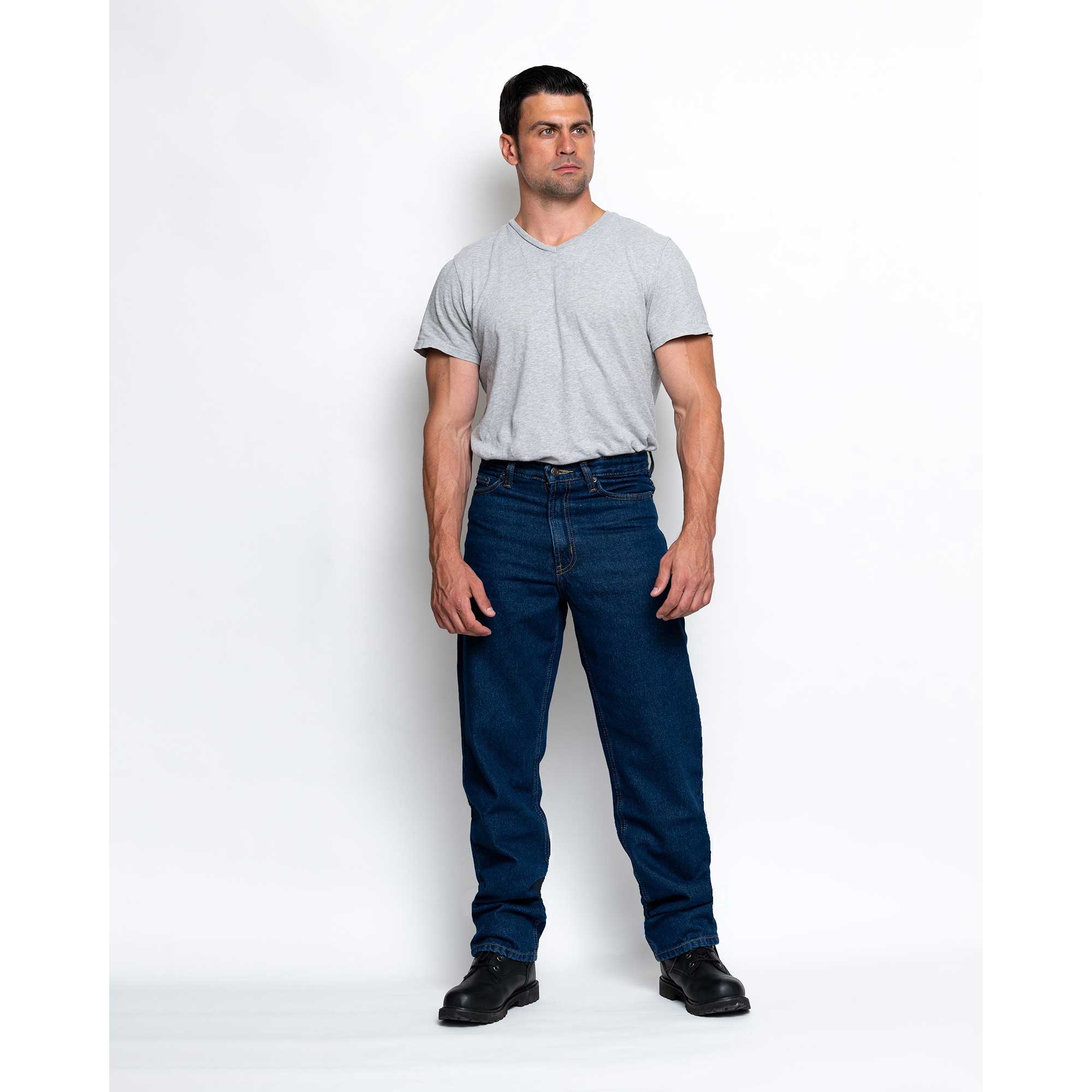FULL BLUE 5 Pocket Relaxed Fit Jeans - Dark Wash, 32X30