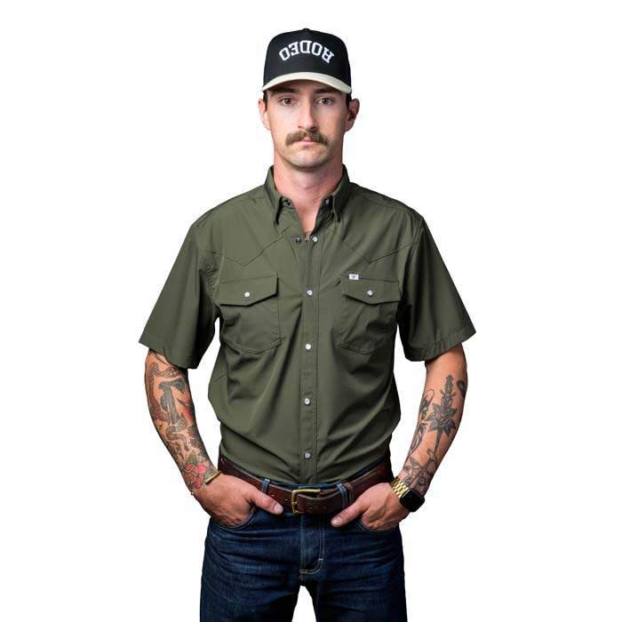 FERRELL Core - Men's Short Sleeve Snap Shirt