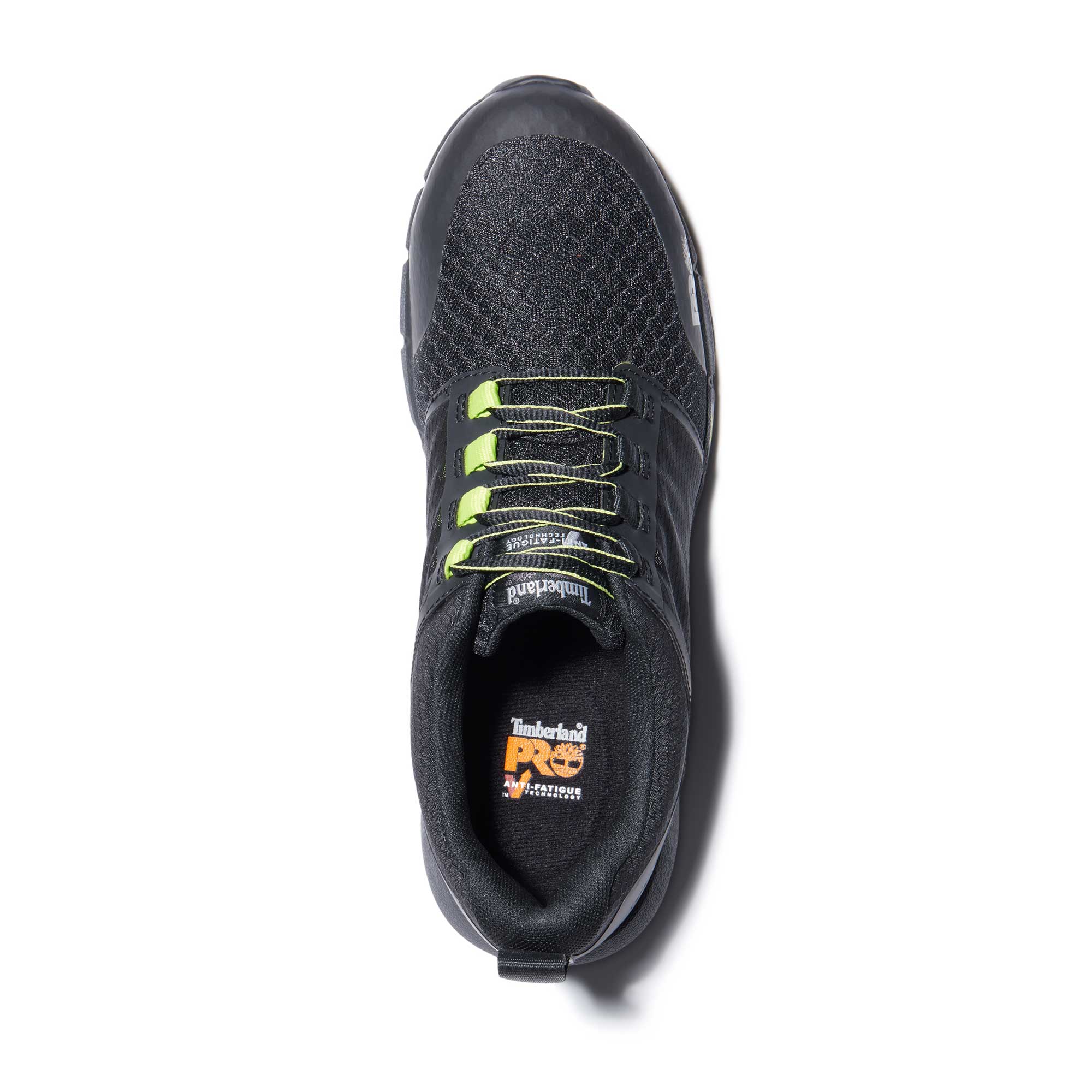 Timberland PRO® Men's Radius Composite-Toe Work Sneaker - Black/Hi Viz, 9 View 1 of 10