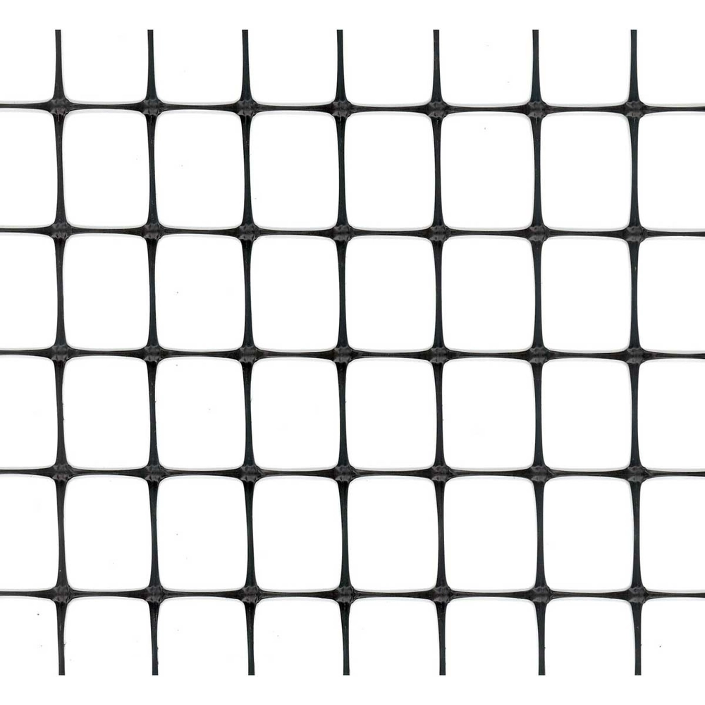 Tenax 3/4 In. x 1 In. Mesh 4 Ft. x 50 Ft. Black Multi-Purpose Net