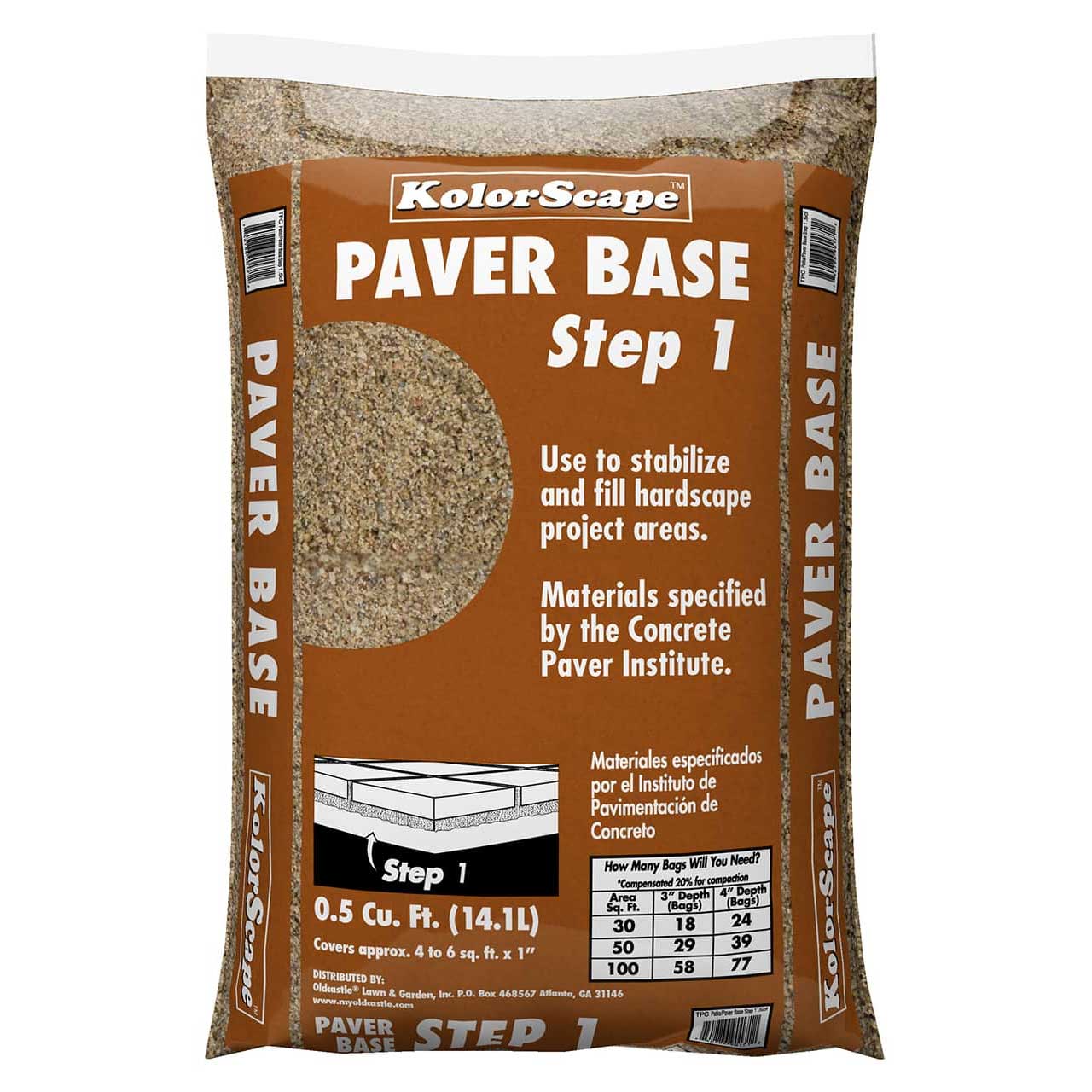 KolorScape® Paver Base -Step 1, .5 cu. ft.