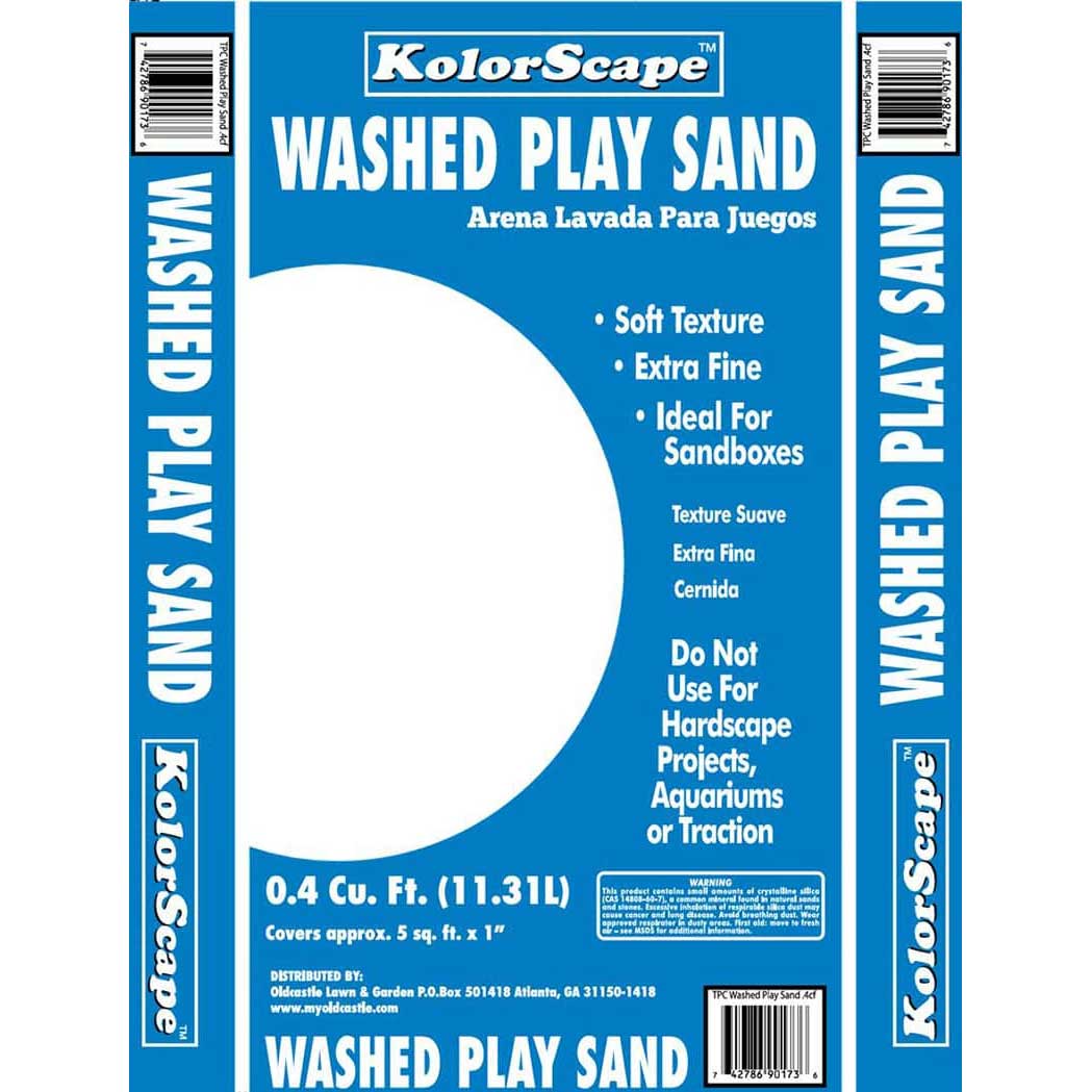 KolorScape® Washed Play Sand, .4 cu. ft.