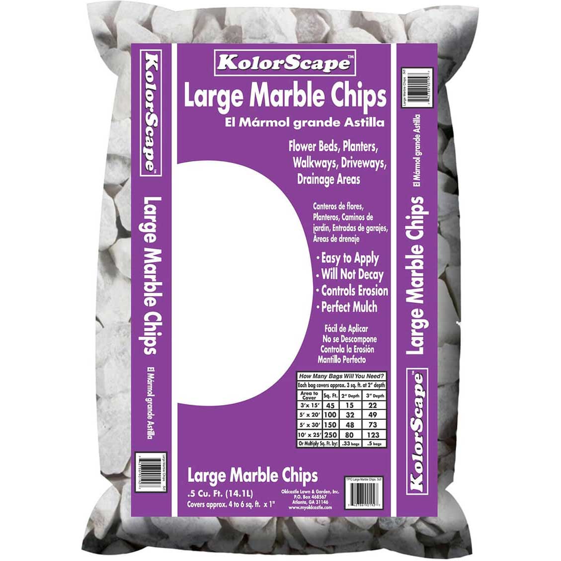 KolorScape® Large Marble Chips, .5 cu. ft.