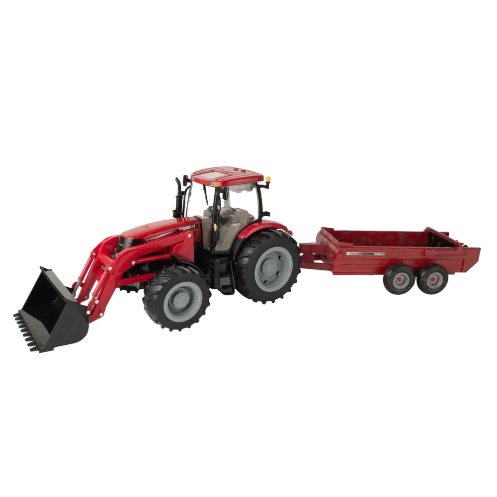 TOMY 1:16 Scale Case IH Tractor with Spreader - 0000009192