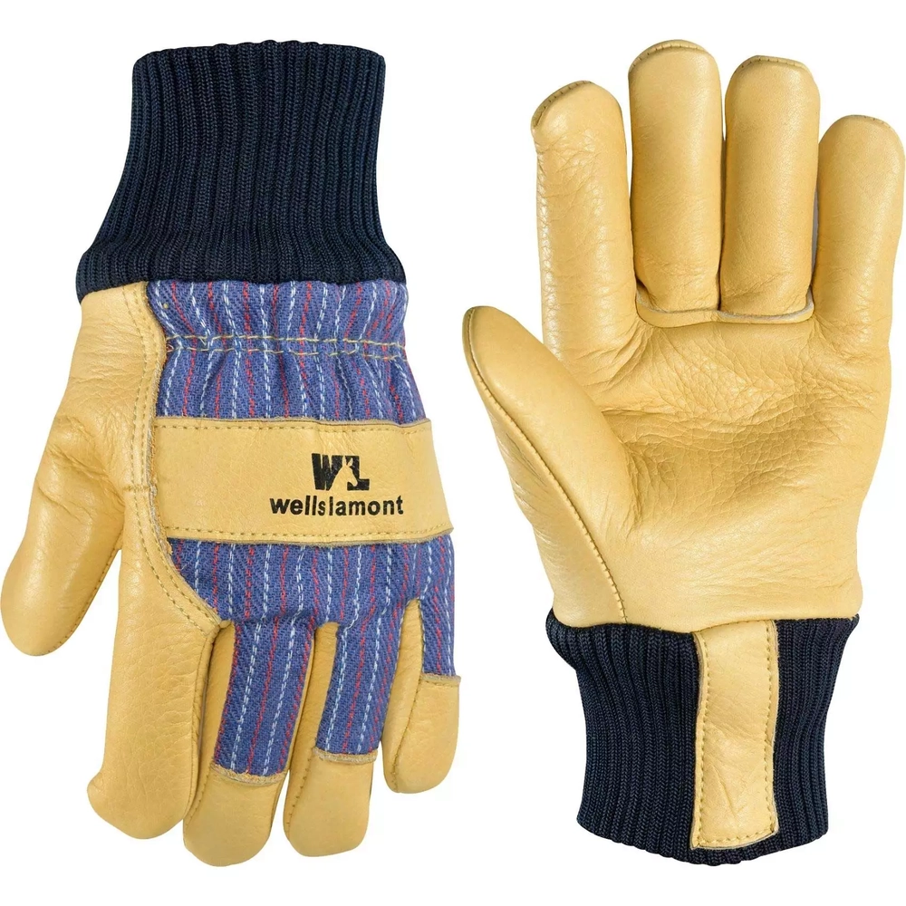 Wells Lamont® Kid's Insulated Leather Palm Winter Gloves (5127CY