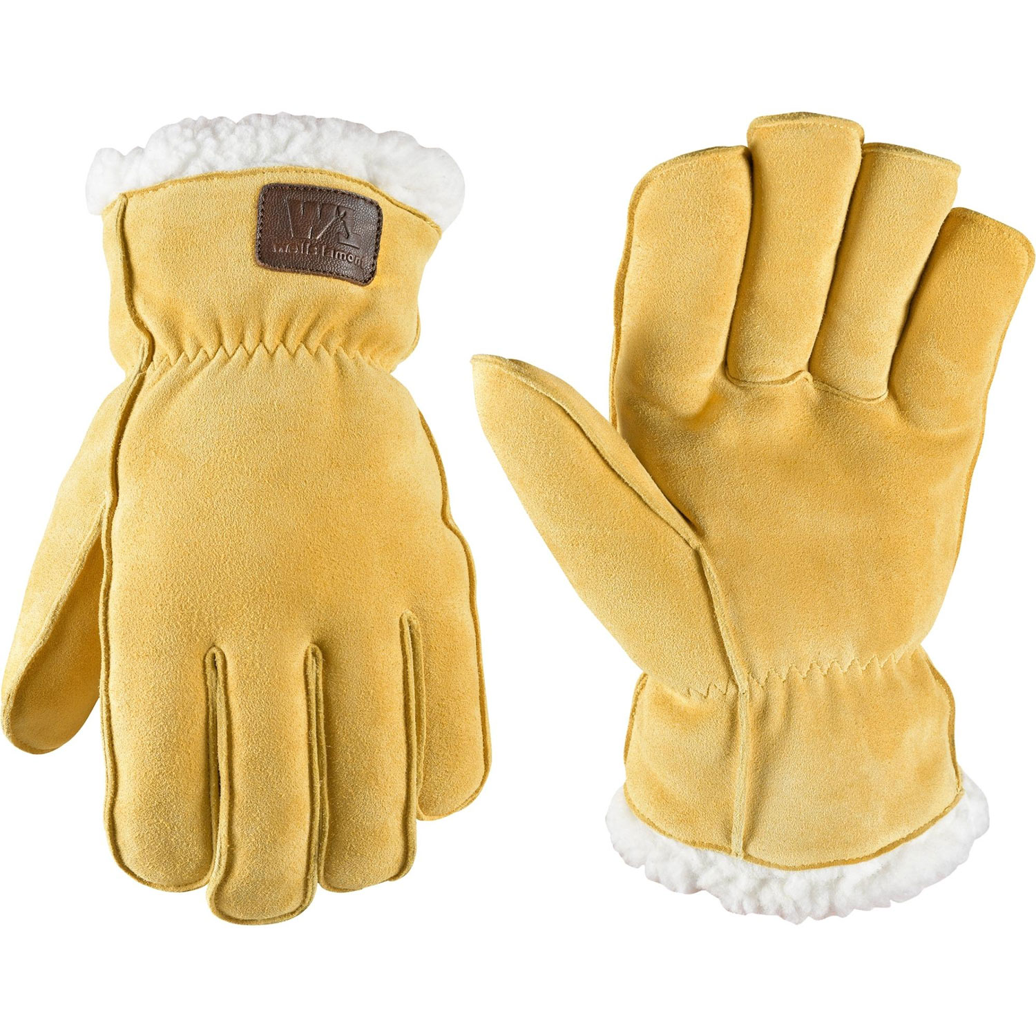 Wells Lamont® Deerskin Winter Gloves, Sherpa-Lined - Runnings