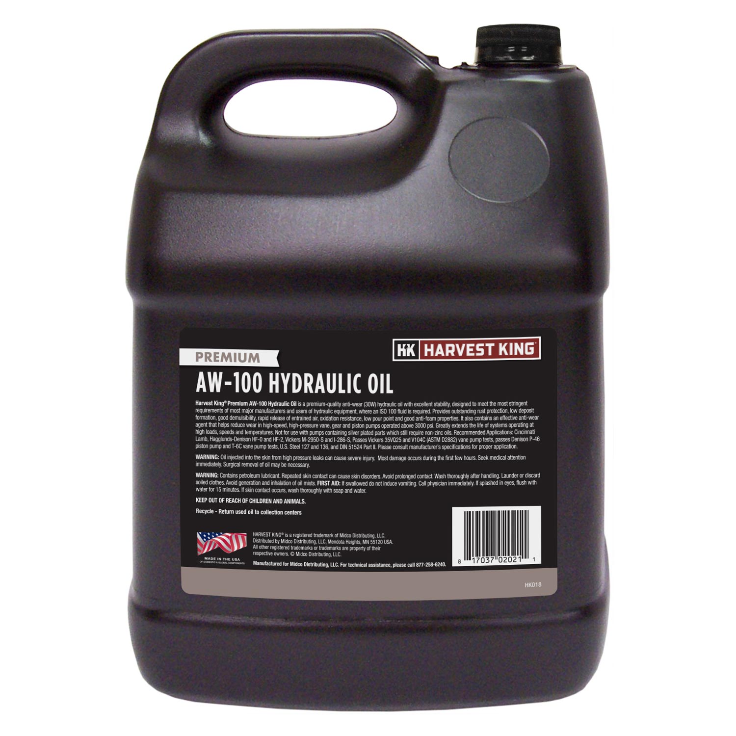 Harvest King® ISO 100 - Extra Heavy Hydraulic Fluid, 2 gal. View 1 of 2