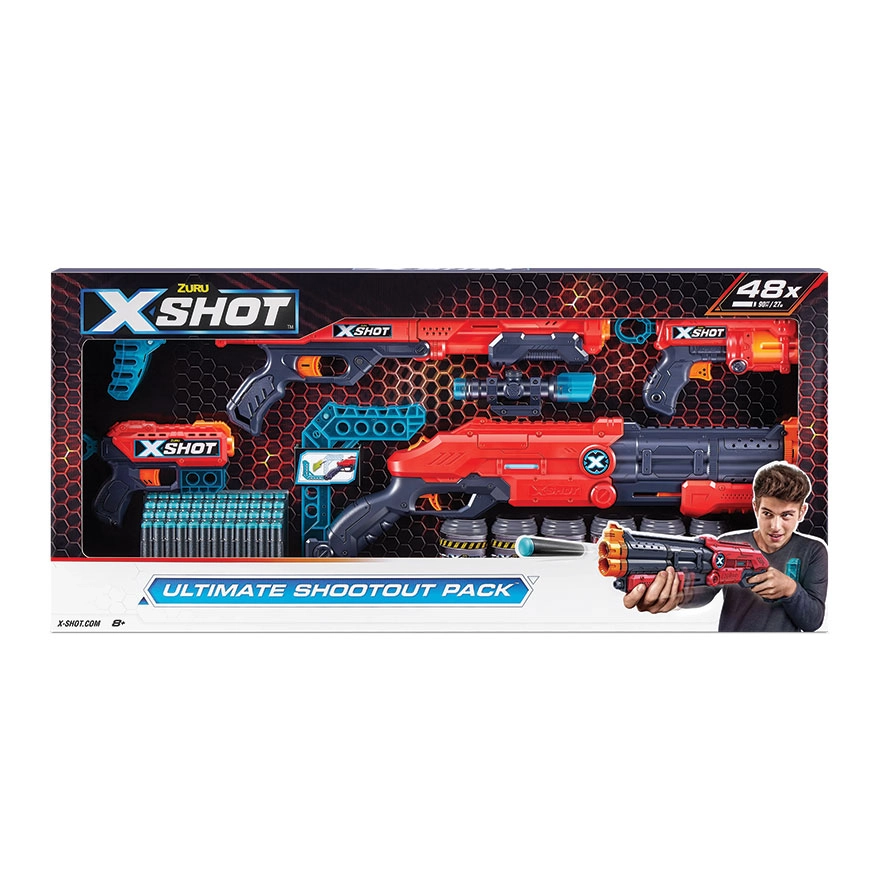 ZURU® X-Shot Excel Ultimate Shootout Pack - 0000009610 - Runnings
