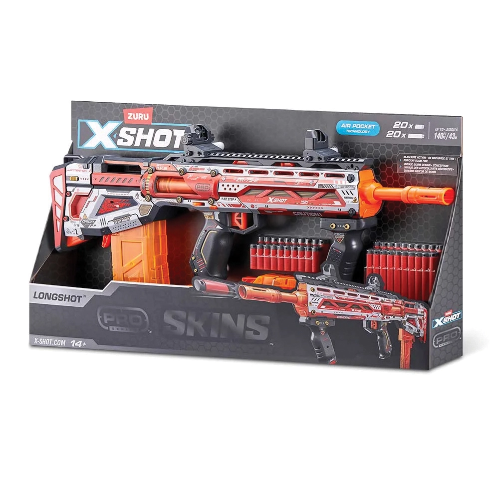 【新品】ZURU XSHOT SKINS Xショット 300発