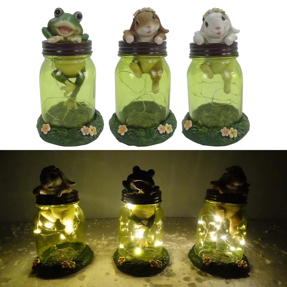 ALPINE® Climbing Backyard Animal LED Light Jar - Assorted