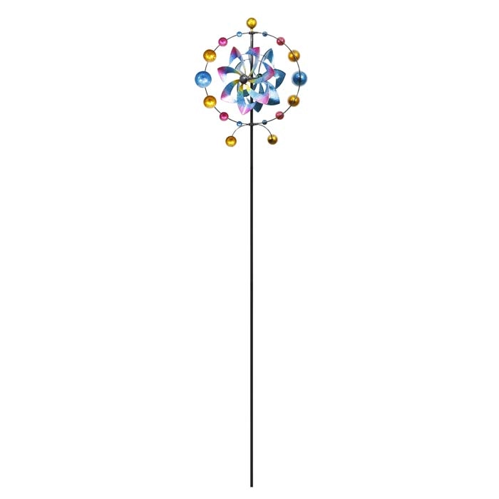 ALPINE® Cosmic Gradient Wind Spinner Garden Stake - 0000009855