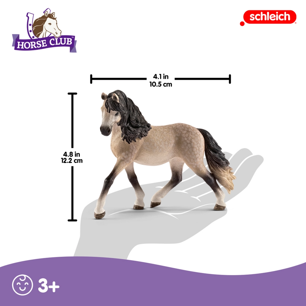 Schleich® Andalusian Mare Toy Horse Figurine 0000009900 Runnings