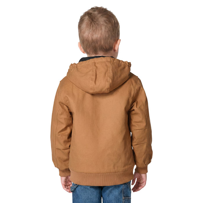 Carhartt® Boy's Canvas Insulated Hooded Active Jac - Toddler