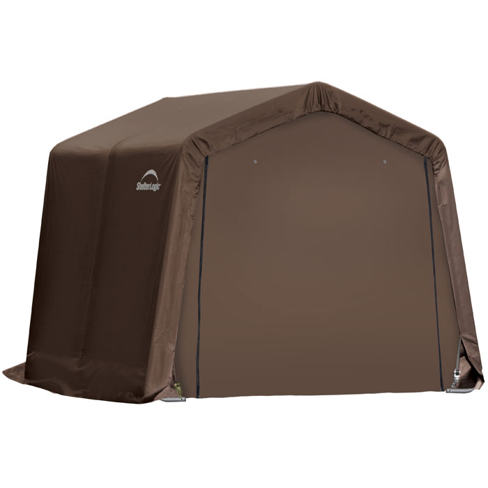 ShelterLogic 10 x 10 x 8 ft Brown Ag. 3-In-1 Loafing Shed View 1 of 6