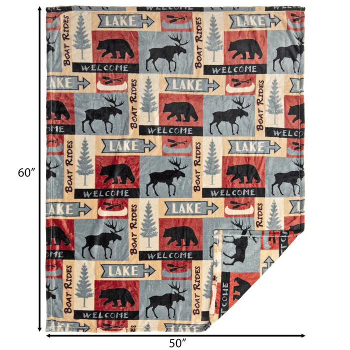 Carstens Travel Blanket - Lake House View 1 of 5