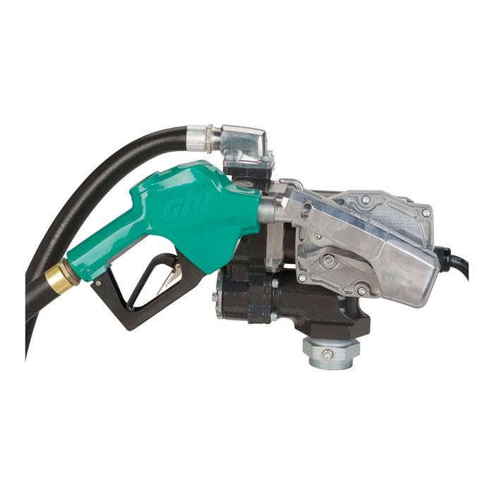 GPI GPRO 25 GPM 12V DC Fuel Transfer Pump with Auto Diesel Nozzle View 4 of 5