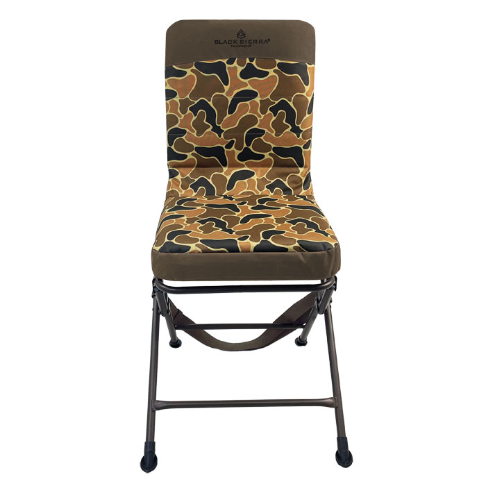 Black Sierra XL Swivel Blind Chair View 1 of 2