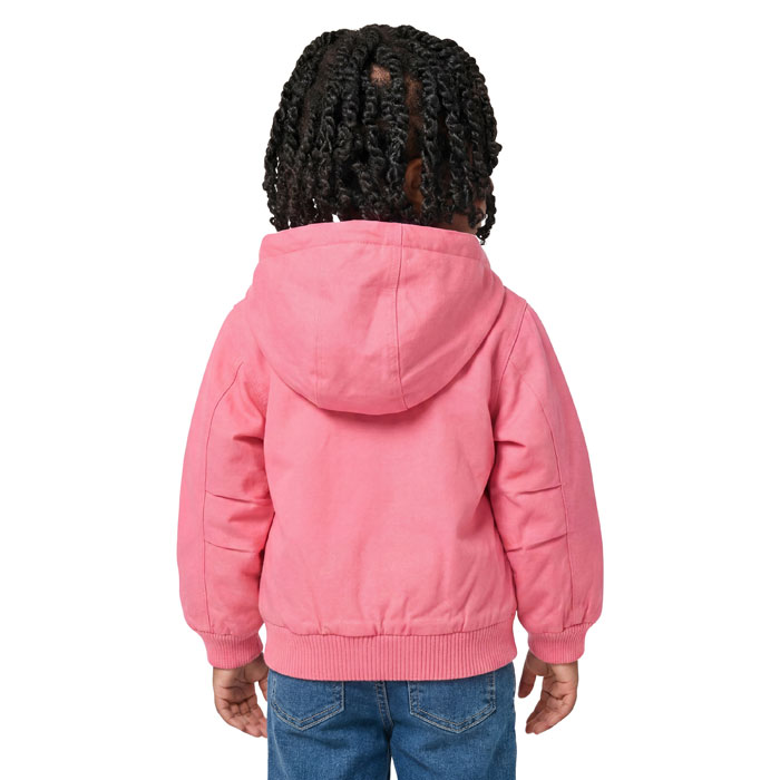 Carhartt® Girl's Canvas Insulated Hooded Active Jac - Toddler