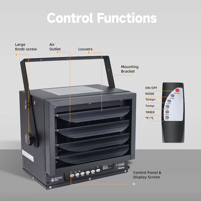 Beyond Heat 7,500 Watt Garage Heater View 1 of 5