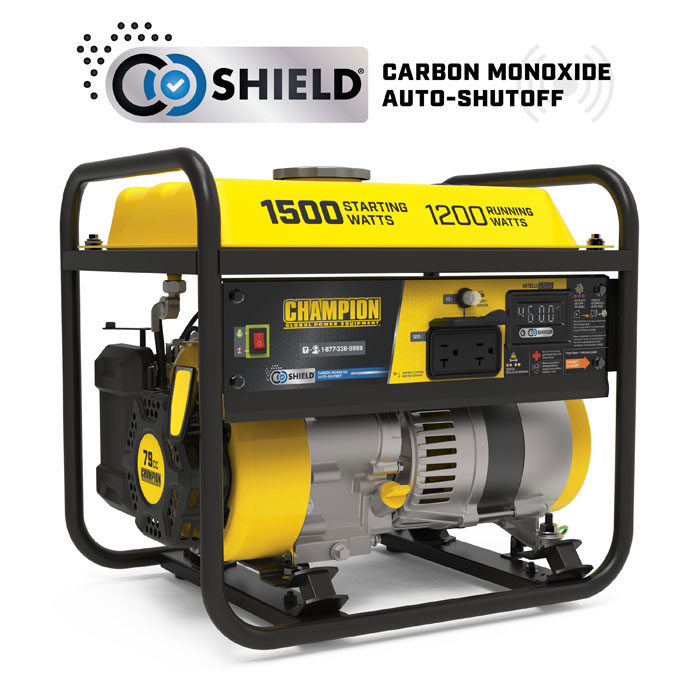 Champion 1200-Watt Portable Generator with CO Shield®