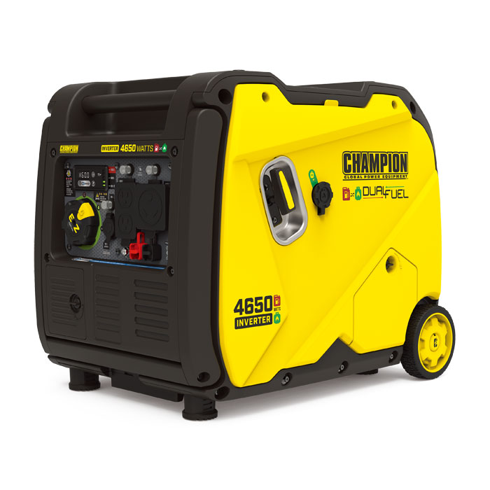 Champion 4650-Watt Electric Start Dual Fuel RV Ready Portable Inverter with Quiet Technology and CO Shield® (CARB Compliant)