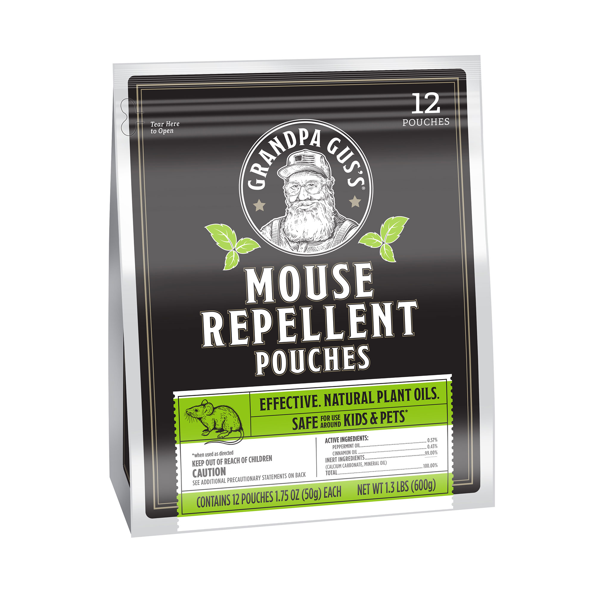 Grandpa Gus's Mouse Repellent Pouches, 12 Pack - 0000002273 - Runnings
