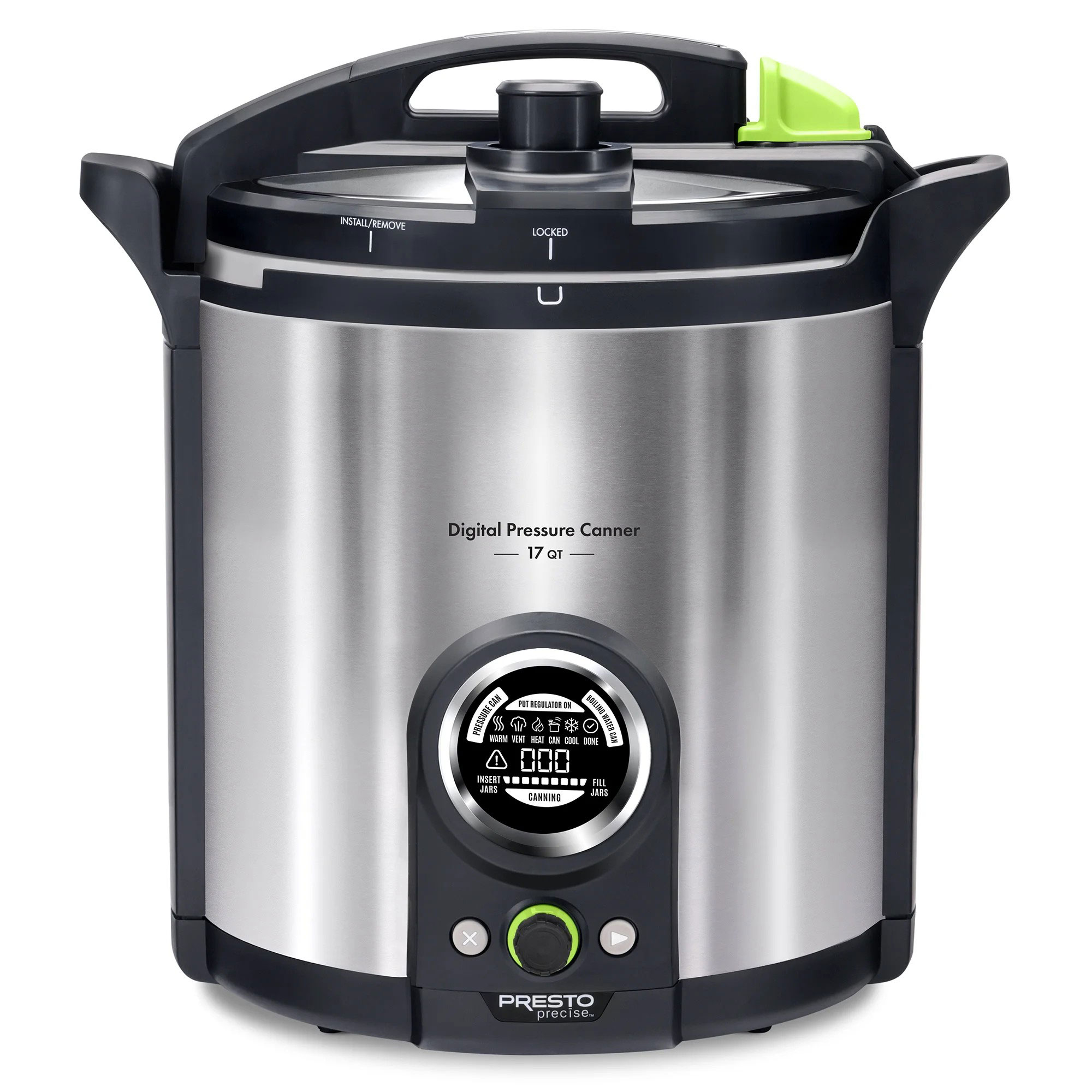 Presto Precise Stainless Steel Electric Pressure Canner, 17 Qt