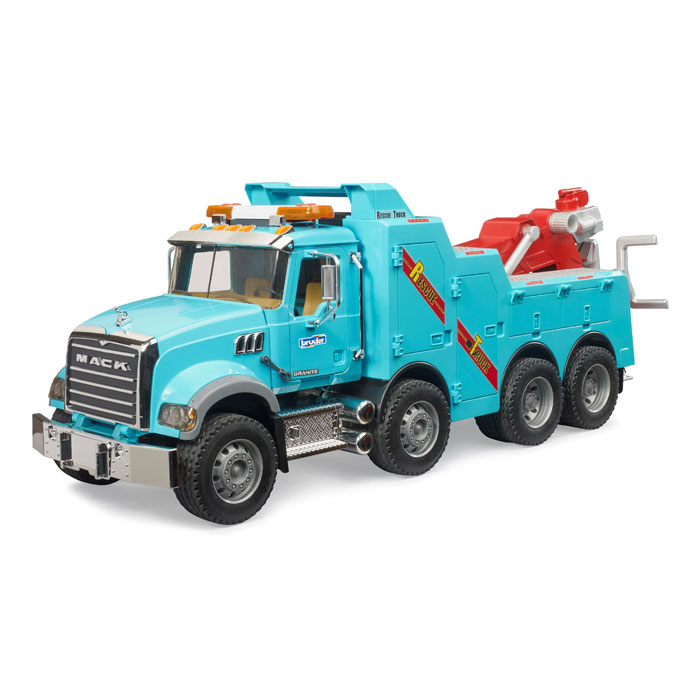 Bruder® Toys Mack Granite Recovery and Towing Truck with Light and Sound Module