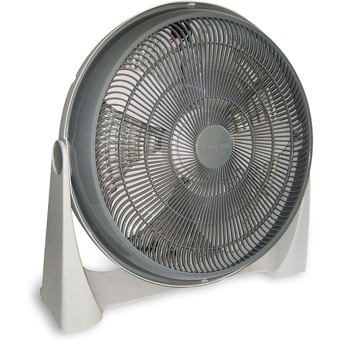 Aerospeed Camair AC100 High-Performance Air Circulator, 5 Blade, Gray