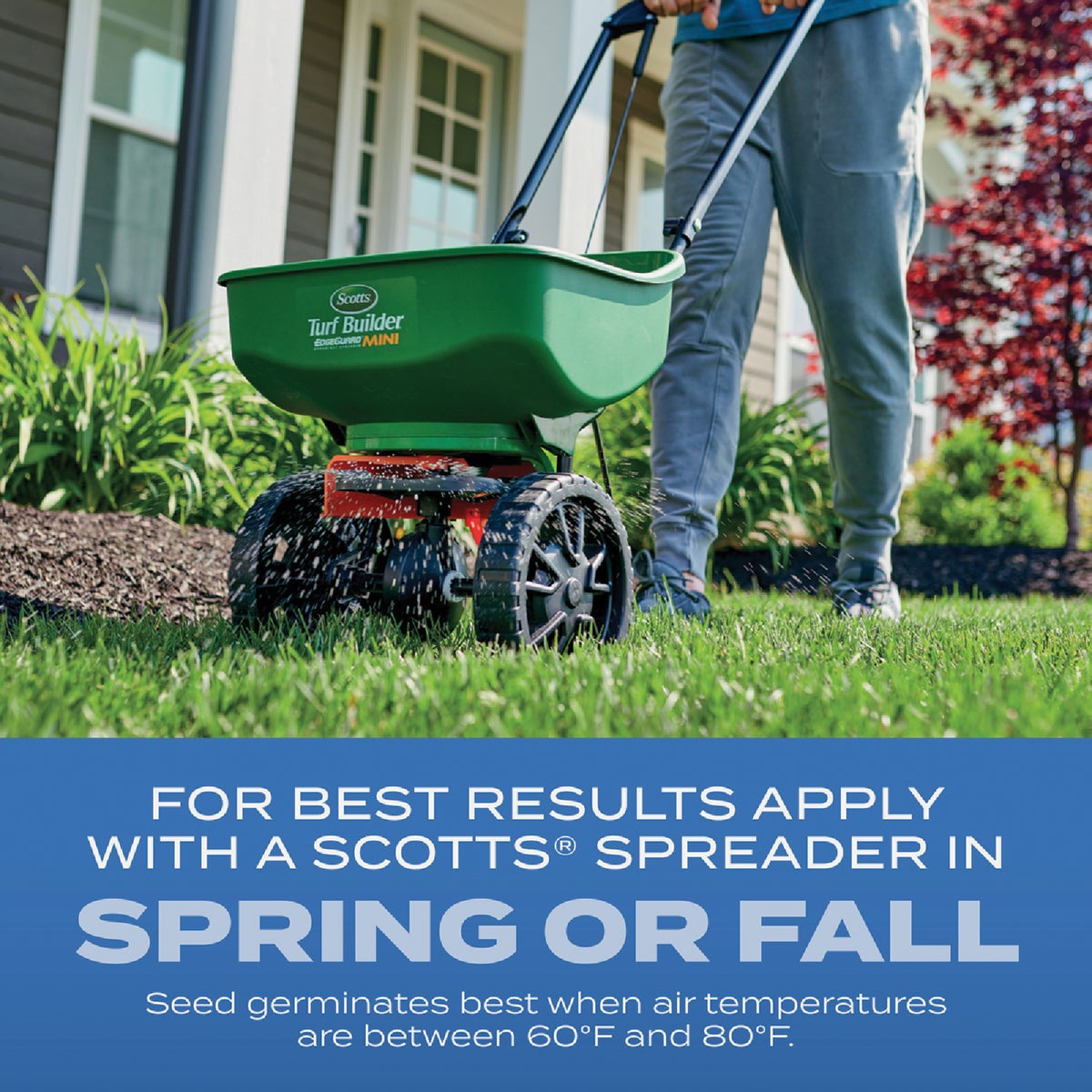 Scotts Turf Builder 5.6 Lb. 745 Sq. Ft. Sun & Shade Mix Grass Seed, Fertilizer, and Soil Improver Combination View 3 of 6