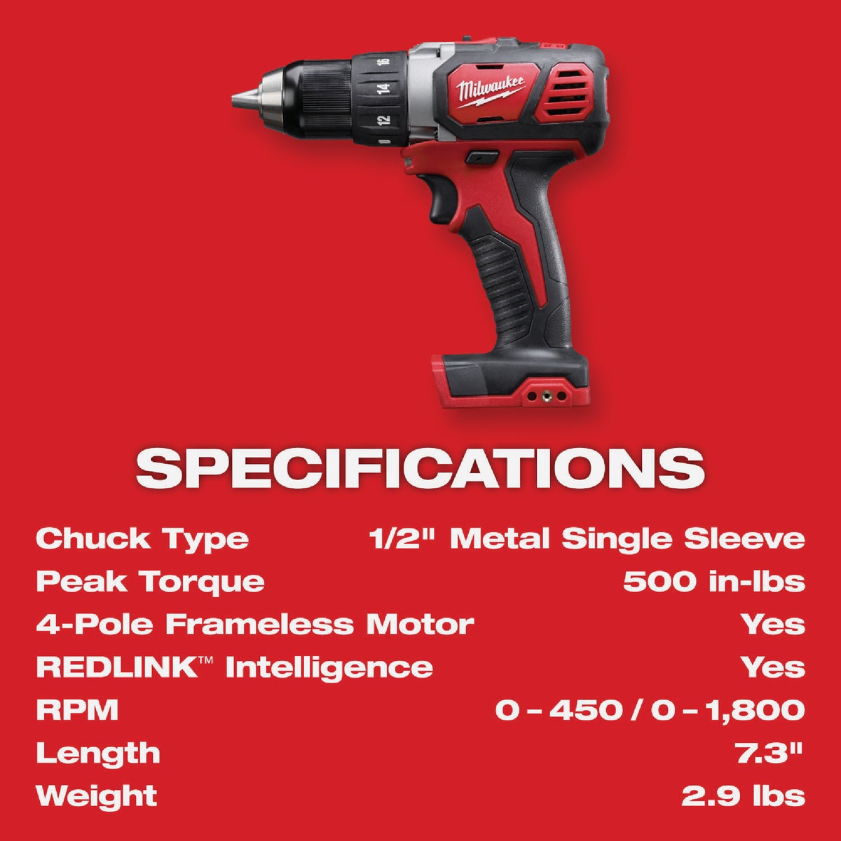 Milwaukee M18 2-Tool Cordless Compact Drill/Driver & Compact Impact Driver Combo Kit with (2) 1.5 Ah Batteries & Charger View 4 of 8