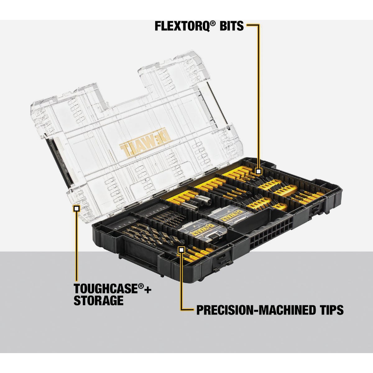 DEWALT Elite Series 1/4 In. Impact Driver Bit Set (100-Piece) View 2 of 5