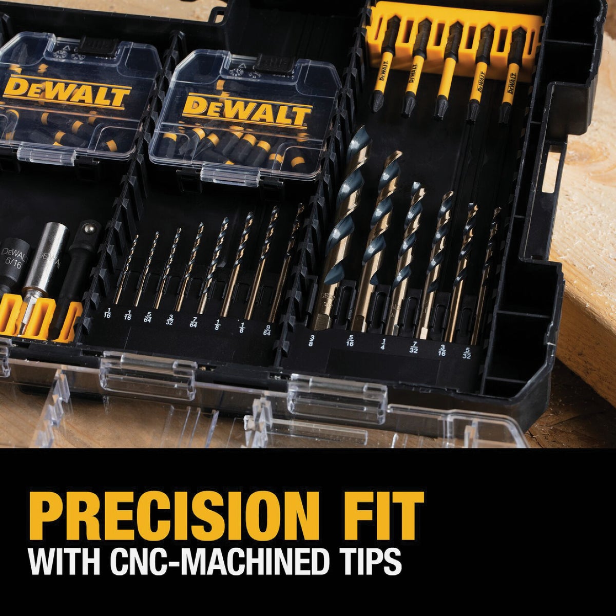 DEWALT Elite Series 1/4 In. Impact Driver Bit Set (100-Piece) View 3 of 5