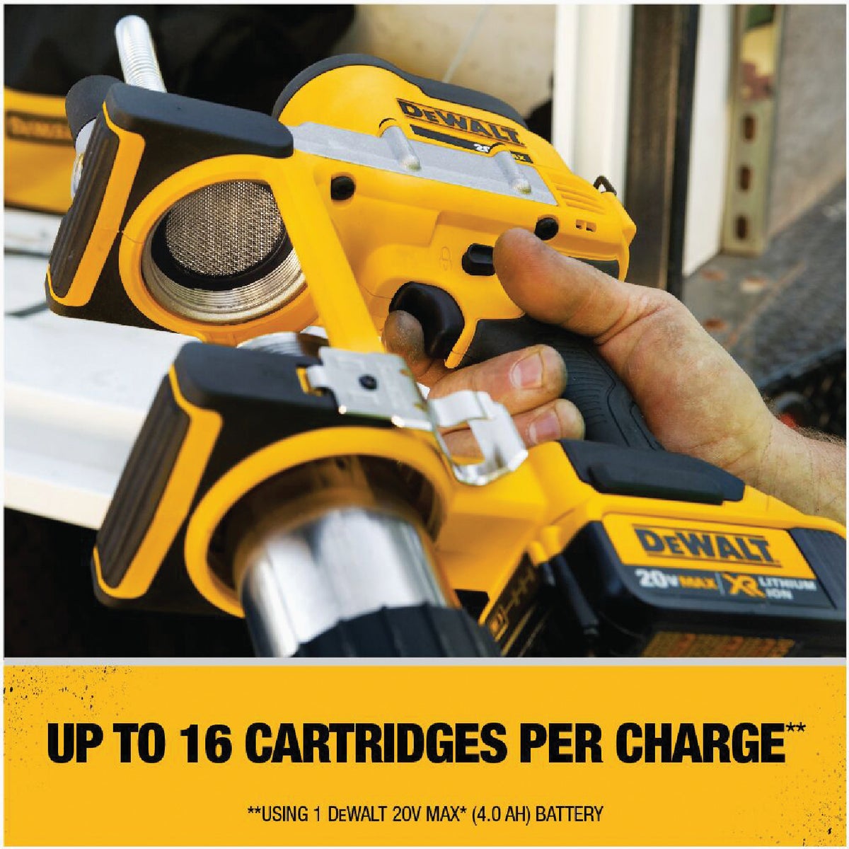 DEWALT 20 Volt MAX Lithium-Ion Cordless Grease Gun Kit