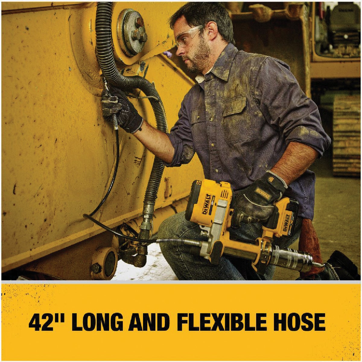 DEWALT 20 Volt MAX Lithium-Ion Cordless Grease Gun Kit View 3 of 6