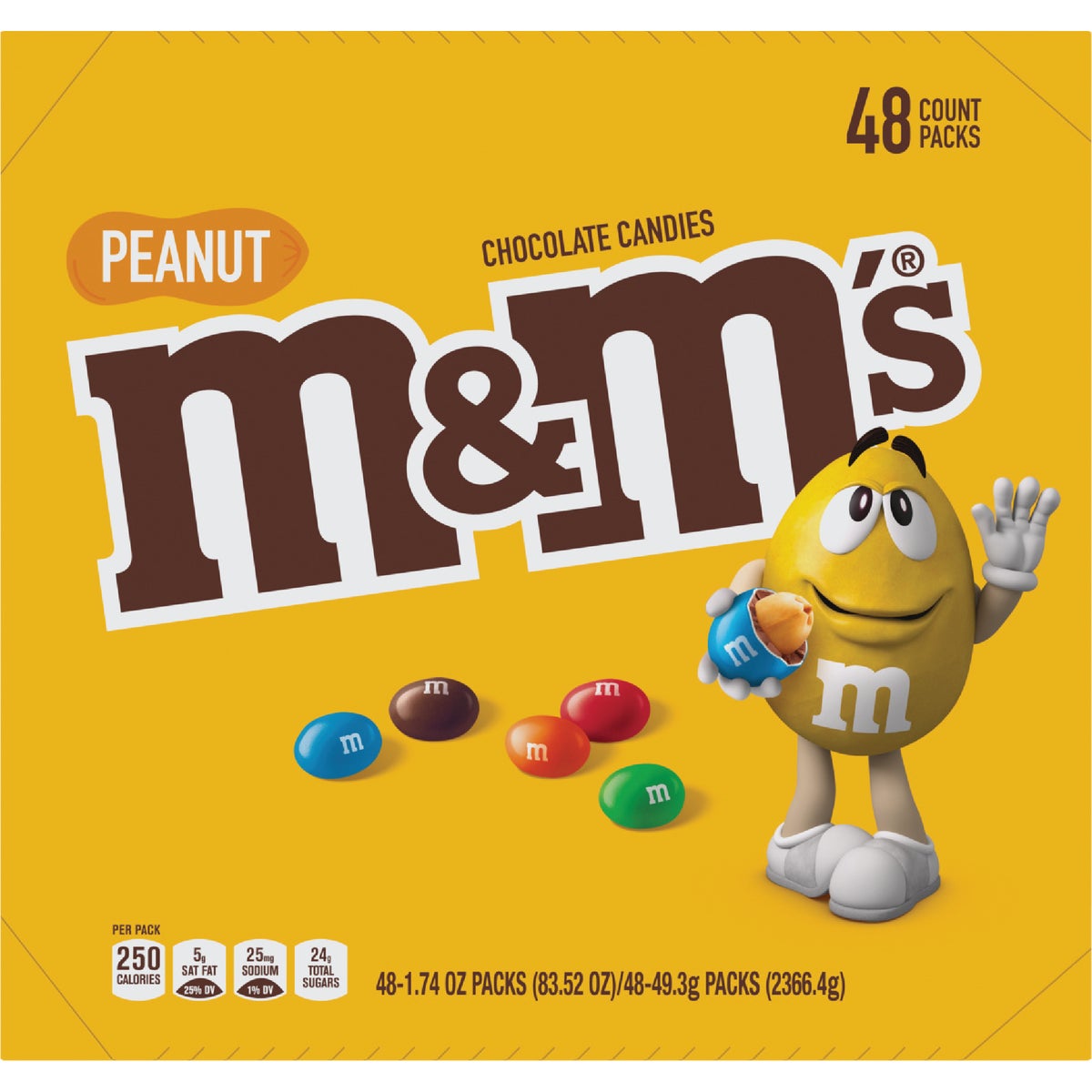 M&M's Peanut 1.74 Oz. Candy - 0000001002 - Runnings