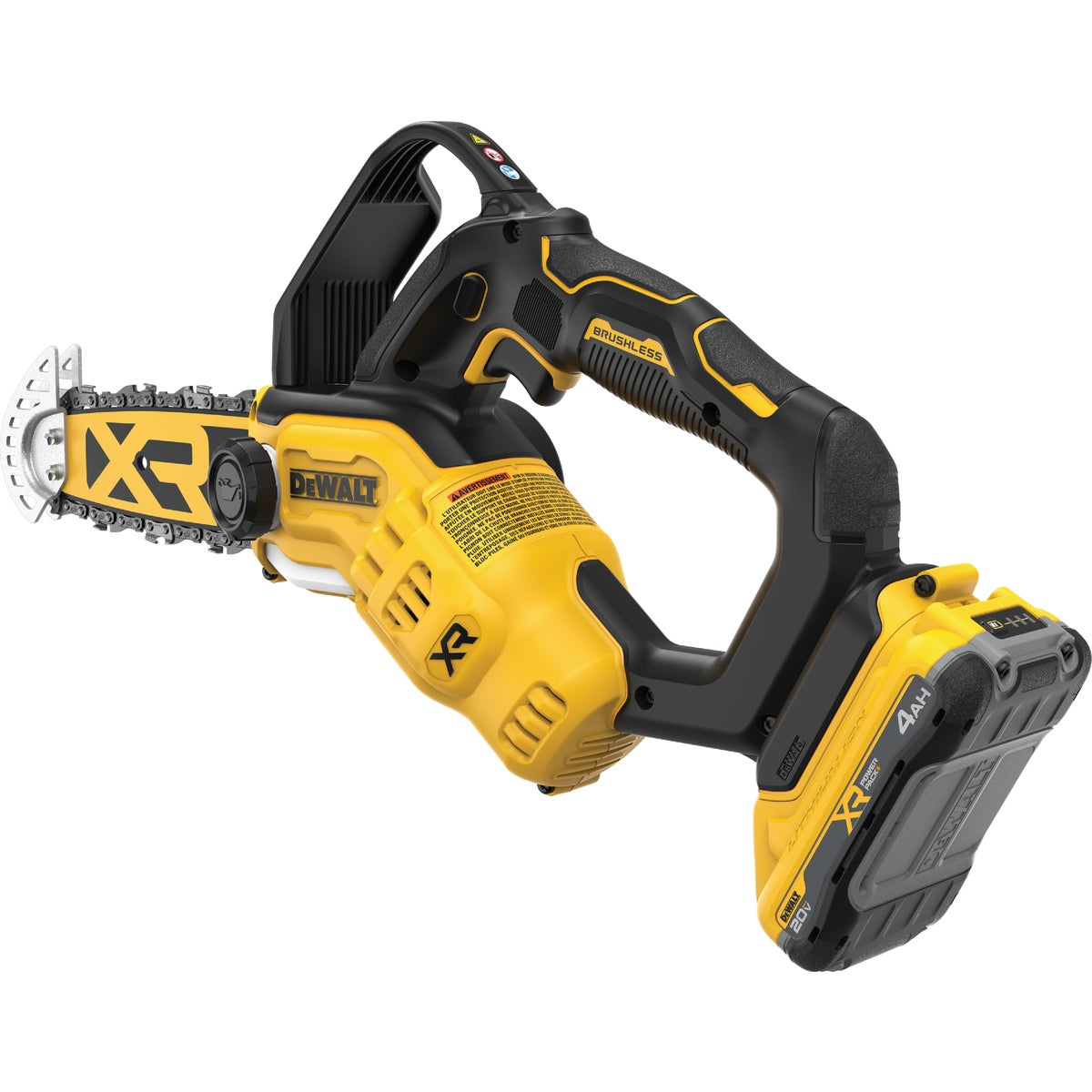 Dewalt 20V MAX XR 8 In. Brushless Cordless Pruning Chainsaw Kit