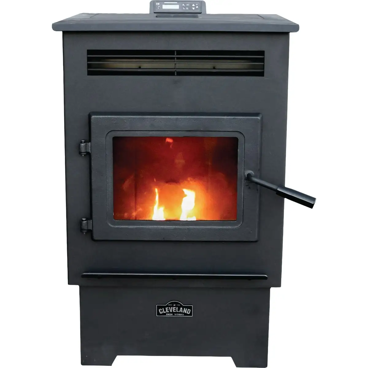 Cleveland Iron Works 2200 Sq. Ft. No. 200 Pellet Stove with 60 Lb. Hopper