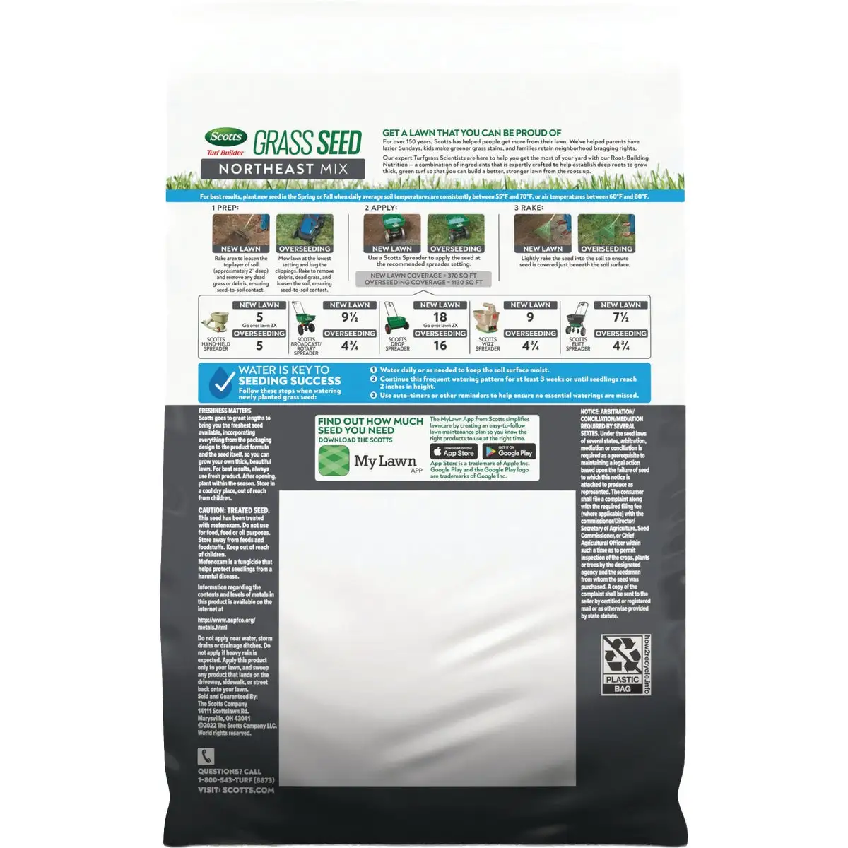 Scotts Turf Builder 2.4 Lb. Northeast Mix Grass Seed View 1 of 2