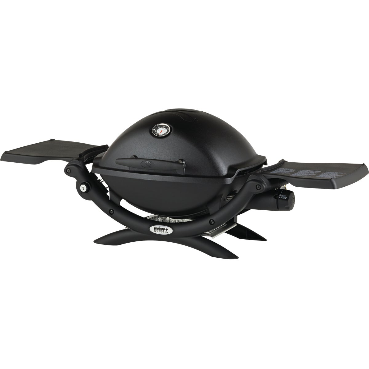 Weber Q 1200 1-Burner Black 8,500-BTU LP Gas Grill View 4 of 7