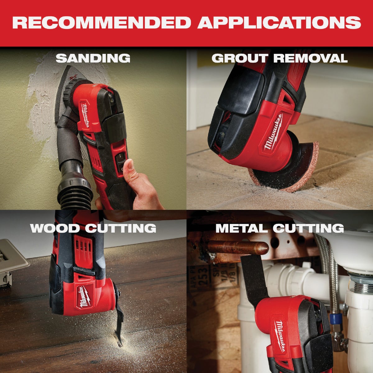 Milwaukee M18 Cordless Oscillating Tool (Tool Only) - 0000000547